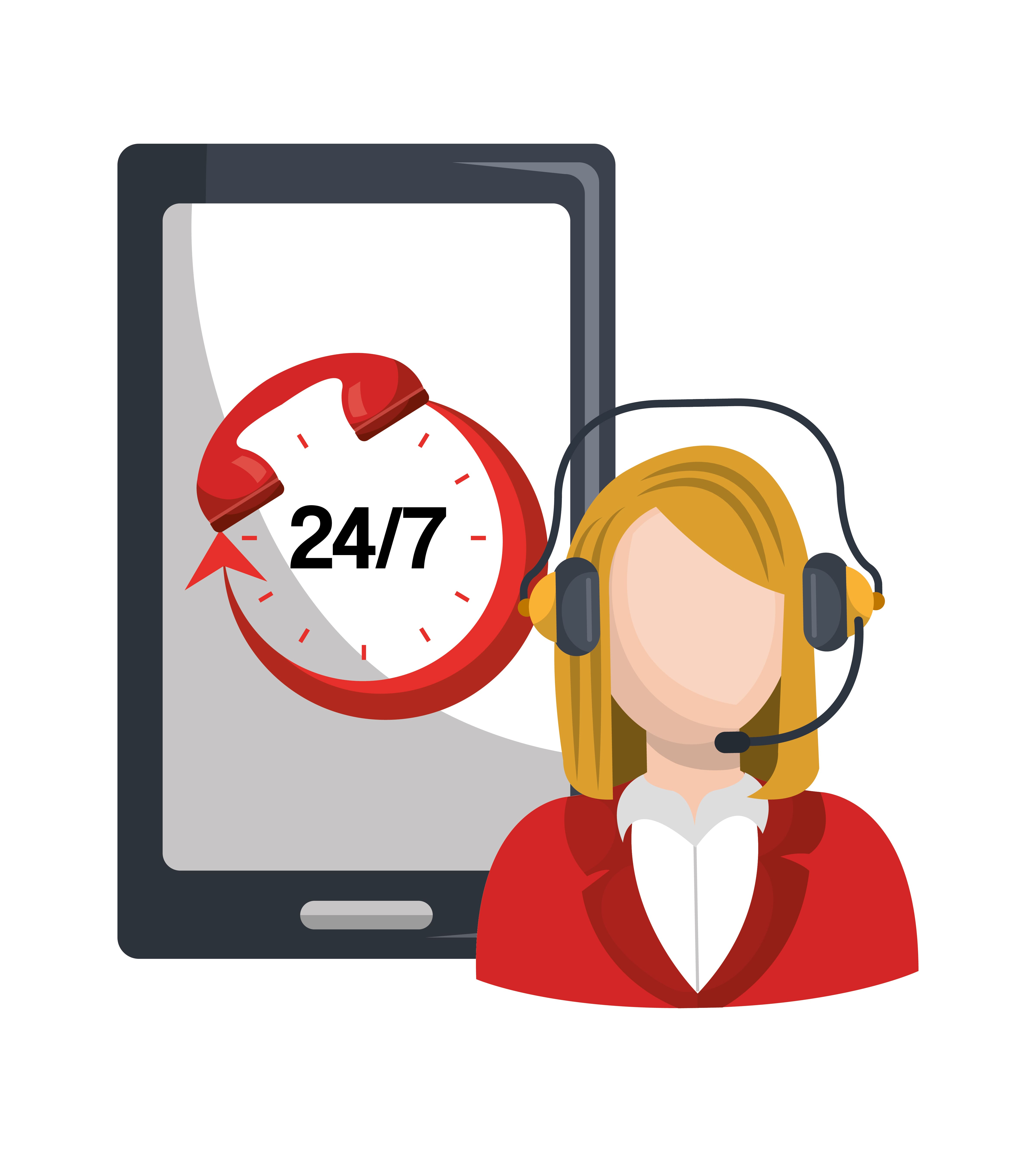 24x7 Text and Phone Support
